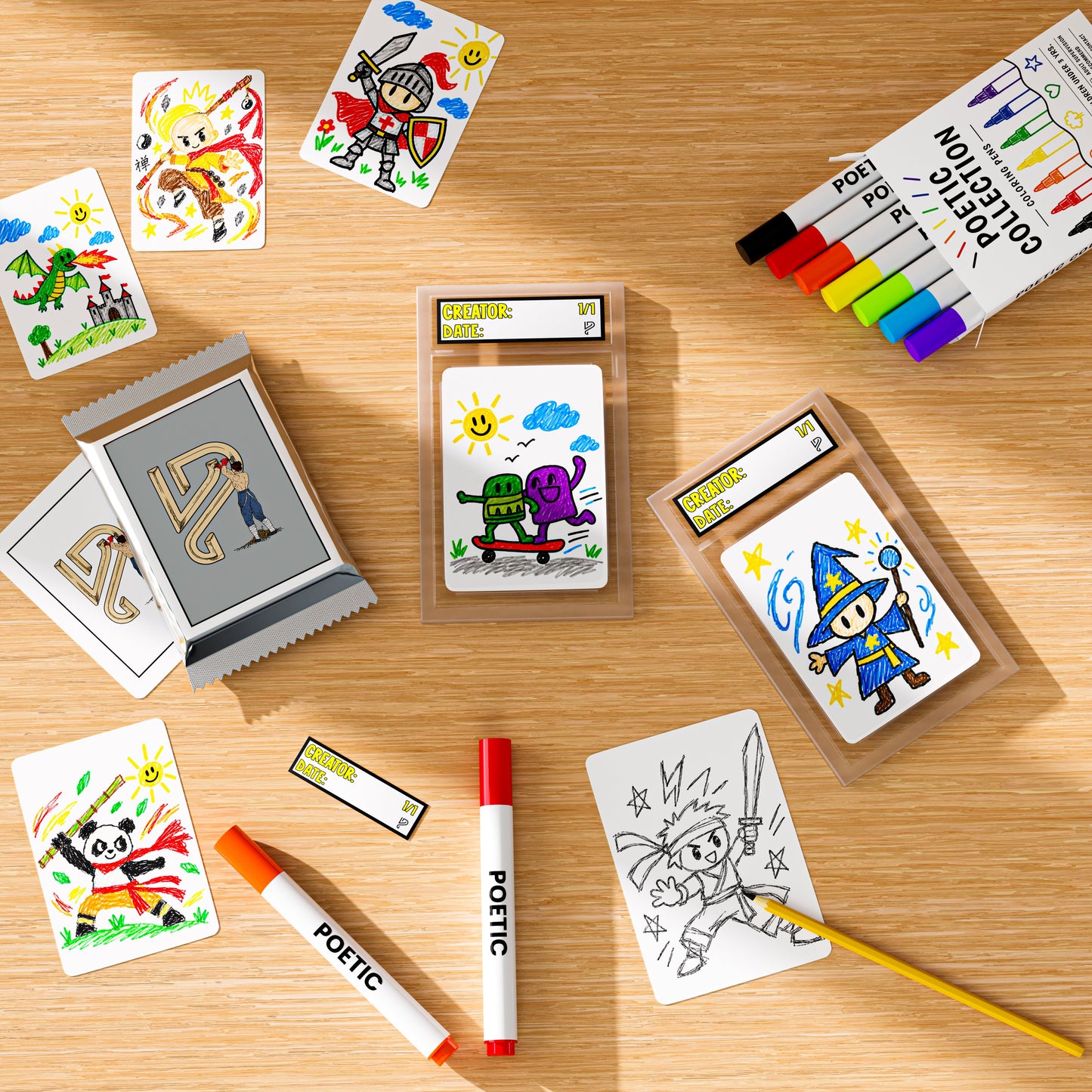 Trading Card Kit Poetic Collection
