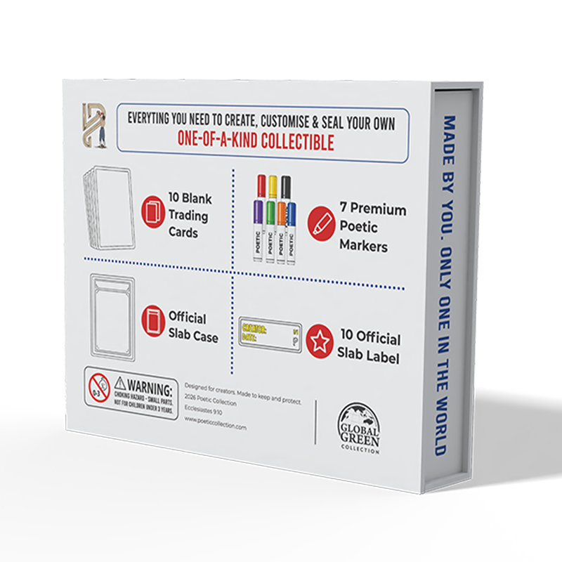 Poetic Collection - Create Your Own Trading Card Kit Poetic Collection