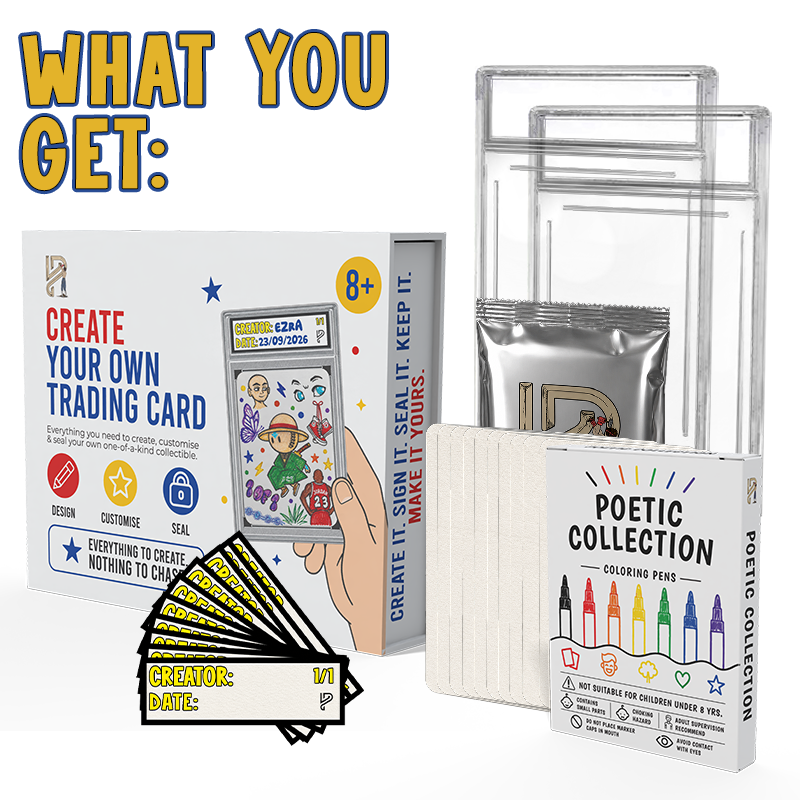 Poetic Collection - Create Your Own Trading Card Kit Poetic Collection